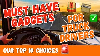 Top 10 Musthave gadgets for truckers [upl. by Crissie720]