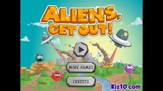 Aliens Get Out  Game Walkthrough Kiz10 [upl. by Bartolome]