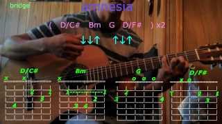 amnesia 5sos guitar chords [upl. by Wye]