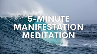 Manifest Your Dreams 5Minute Guided Meditation for Clarity Abundance amp Gratitude [upl. by Dyal]