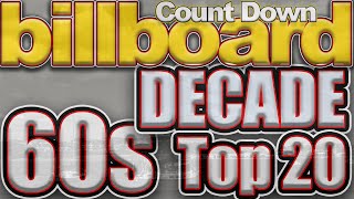 60s Decade Billboard Top 20 Countdown [upl. by Cadel]