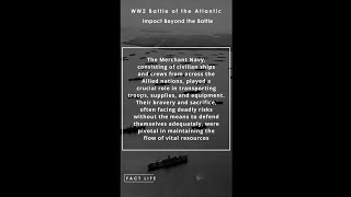 Facts About the Battle of the Atlantic in WW2 Impact Beyond the Battle shorts [upl. by Eenor]