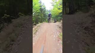 INSEGUITO IN BIKE PARK mtb bikepark downhill followcam [upl. by Lleznod]