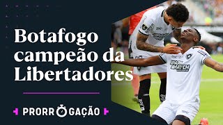 BOTAFOGO É CAMPEÃO EM FINAL HISTÓRICA DA LIBERTADORES  PRORROGAÇÃO [upl. by Ecadnac778]