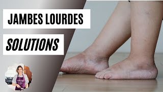 RETENTION dEAU jambes lourdes  solutions [upl. by Esinyl]