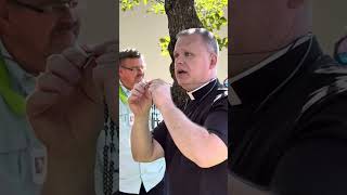 Fr Chris Alar Talked about the 3 Things that he wears Medjugorge 9302024 [upl. by Winn]