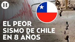 ¿Destruyó todo Estas son las impactantes imágenes que dejó el sismo de 74 grados en Chile [upl. by Eixela860]