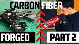 Rapid Prototyping Forged  Chopped Carbon Fiber PART 2 [upl. by Ayk273]