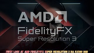 AMD FidelityFX™ Super Resolution 3 FSR 3тест на RX580 8GB в игре RoboCop Rogue City [upl. by Harbert]