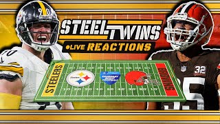 Steelers vs Browns Week 12 TNF LIVE REACTIONS amp WATCH PARTY Steelers Browns nflfootball [upl. by Dominy]