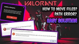 FIXED Valorant  Windows cannot access the specified device  Unable to find game  Invalid launch [upl. by Sansen]
