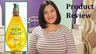 Garnier Fructis Marvelous Oil Deep Nourish 5 Action Hair Elixir Review [upl. by Trilbee686]