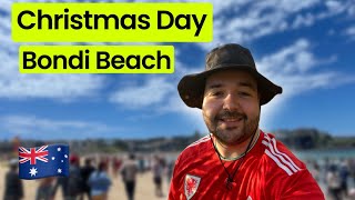 Walk along Bondi Beach on Christmas Day 2023  Sydney Australia [upl. by Amar]