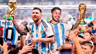 24 HORAS CON MESSI EN LA FINAL DEL MUNDIAL QATAR 2022 [upl. by Loggia]