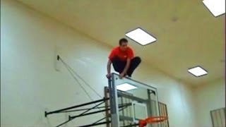 Parkour Basketball Gym Training [upl. by Fita580]