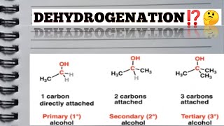 Dehydrogenationfull mechanism primary secondary alcohols k dehydrogenation se Kya banta h [upl. by Ciel]