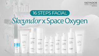 16 Steps Facial │ Skeyndor x Space Oxygen [upl. by Meras]