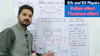 Peltier effect  Thomson effect  BS physics  BSc  ADS  physics ka safar [upl. by Crompton420]