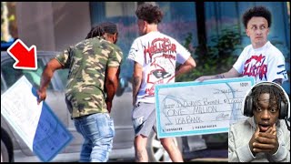 Flexing 1000000 Check In The Hood GETS ROBBED Prank [upl. by Staten]