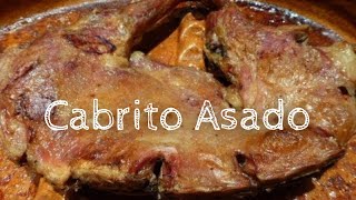 Cabrito asado al horno de leña  Receta Tradicional  Josean MG [upl. by Anaeerb959]