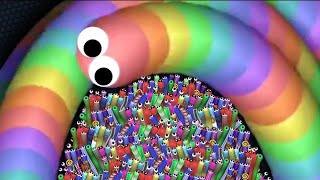 Slitherio AI300000 score Epic slitherio gameplay Highest score slither snack 166 [upl. by Meil]