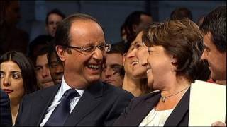 Investiture Hollande  le PS montre son unité [upl. by Thorfinn]