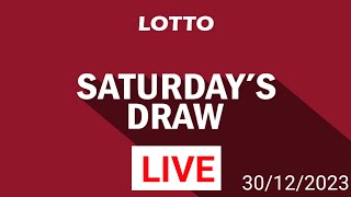 The National Lottery Lotto Draw Live Form Saturday 30 December 2023 [upl. by Haissi]