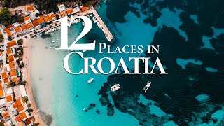 12 Most Beautiful Places to Visit in Croatia 2024 🇭🇷  Top Croatia Beaches [upl. by Kylstra]