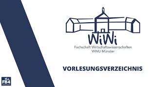 Die Fachschaft erklärt Das Vorlesungsverzeichnis I Fachschaft WiWi WWU [upl. by Notnad]