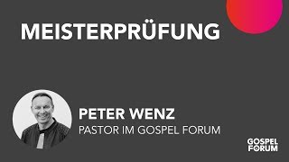 Meisterprüfung  Peter Wenz  20012019 [upl. by Nedak]