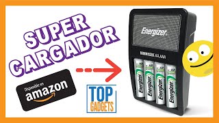 ✨ CARGADOR con PILAS RECARGABLES Energizer en Amazon AHORRADOR [upl. by Aidiruy]