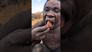 Its Lunch time See how Hadza cooks their favorite meal today made from wild meatamp natural spices [upl. by Nayek]