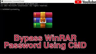 How to unlock rar password using cmd free offline 2020 [upl. by Teague807]