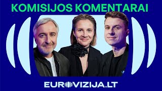 EUROVIZIJALT  Komisijos komentarai po antrosios atrankos [upl. by Verras]