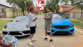 Ghost Hlubi’s Porsche Vs Sasha Domnikov’s AMG Race For R50 000 [upl. by Malone]