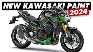 New 2024 Kawasaki Colours Announced Z900 ZH2 ZX10R amp More [upl. by Sparkie532]