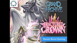 Opening 2 Grand Archive TCG Fractured Crown Booster Boxes [upl. by Ravo60]