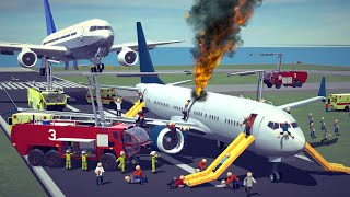 Emergency at the Airport  Besiege [upl. by Muiram254]