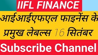 IIFL FINANCE SHARE ANALYSIS 16 SEPTEMBER IIFL FINANCE SHARE LATEST NEWS IIFL FINANCE SHARE LATEST NE [upl. by Natlus]