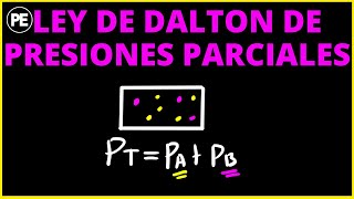 LEY DE DALTON de las PRESIONES PARCIALES  Introducción y Ejercicios Resueltos [upl. by Aria503]