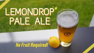 Brewing a Lemon Pale Ale using ONLY Lemondrop Hops [upl. by Refiffej679]