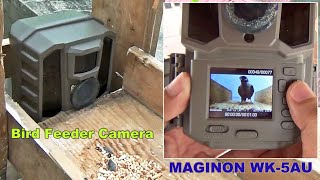 How to use Maginon WK5AU Wildlife Camera for Bird Watching with CloseUp Lens Mods Settings Tips [upl. by Novart]