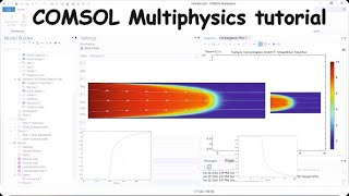 COMSOL  Transient Mass Transfer [upl. by Nnylrahc]