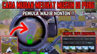 CARA MUDAH MELIHAT MUSUH DI PUBG  SETTINGAN GRAFIS YANG WAJIB DI KETAHUI PEMULA  PUBG MOBILE [upl. by Lavella]