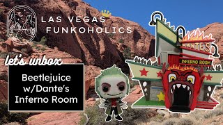 Lets Unbox Funko Pop Town 06 Beetlejuice with Dantes Inferno Room [upl. by Llorre]