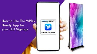 ViPlex Handy App Tutorial for LED Digital Signage Devices  Displays2go® [upl. by Kesley46]