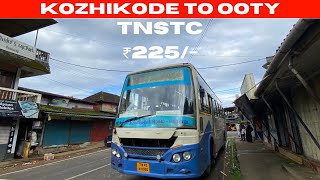 KOZHIKODE TO OOTY BUS TRIP  TNSTC  KSRTC BUS TRIP [upl. by Nolasba]