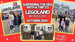 SURPRISE trip to LEGOLAND Windsor  October 2024 [upl. by Yruj]