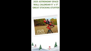 Astronomy Space 2025 Wall Calendar astrophotography astronomy holidaygifts 2025 space [upl. by Nortyad]