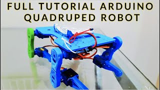 OUR COOLEST ARDUINO BASED QUADRUPED ROBOT YET [upl. by Helse]